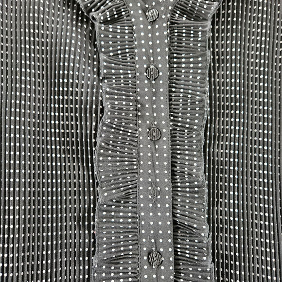 Fred David Womens Button Up Multi-Color Size XL Polyester Blend Stretch - Picture 10 of 12